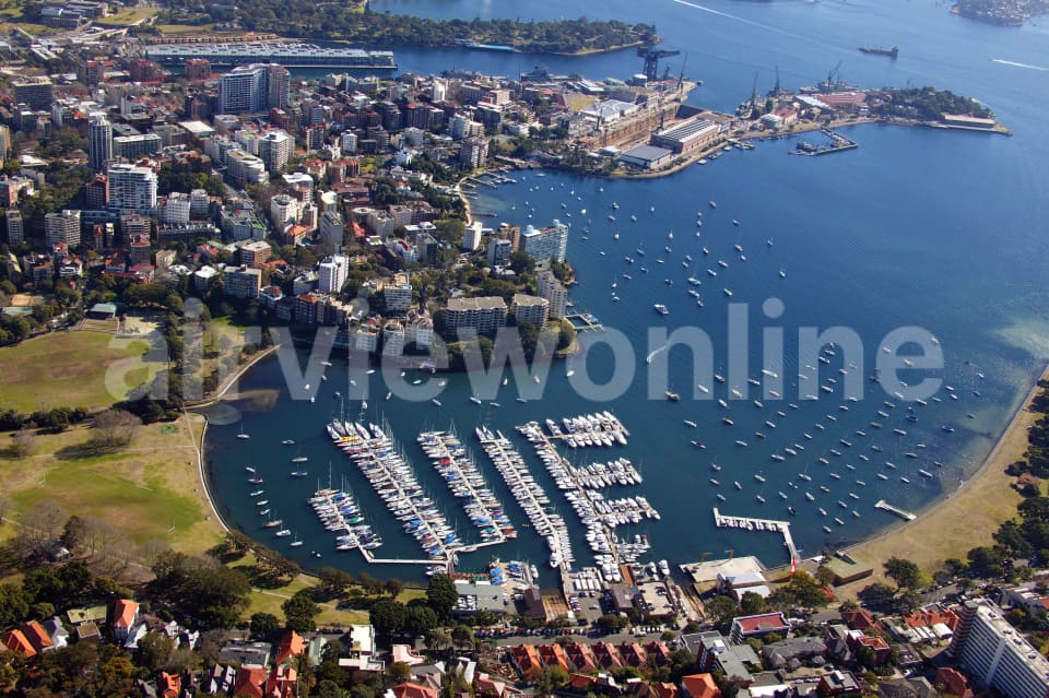 Aerial Image of Rushcutters Bay and Darling Point