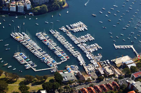 Aerial Image of RUSHCUTTERS BAY AND DARLING POINT