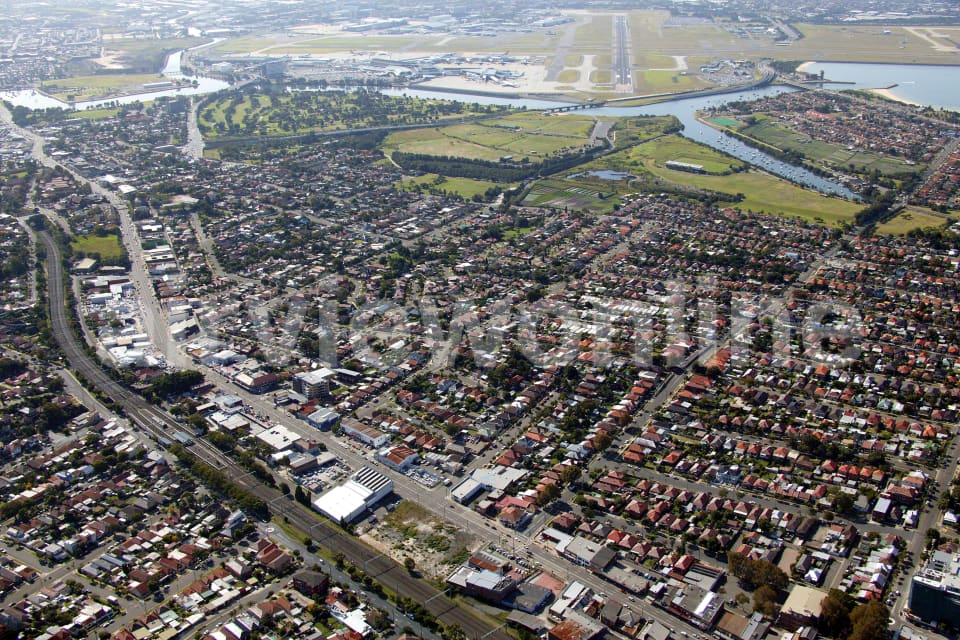 Aerial Image of Rockdale to Airport