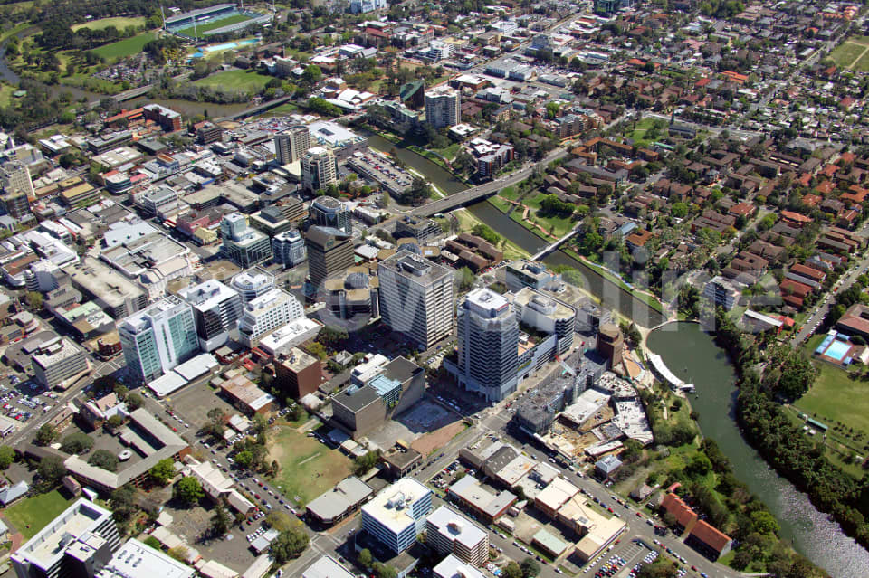 Aerial Image of North west over Parramatta