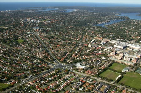 Aerial Image of MIRANDA TO CRONULLA