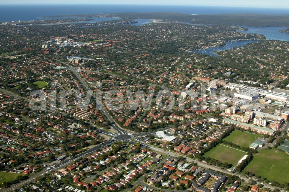Aerial Image of Miranda to Cronulla