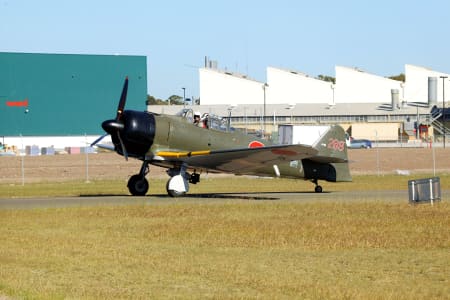 Aerial Image of REPLICA WWII JAPANESE FIGHTER