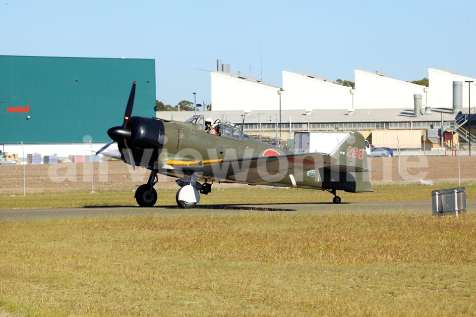 Aerial Image of Replica WWII Japanese Fighter