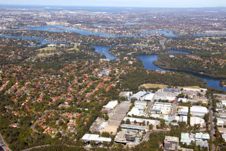 Aerial Image of LOOKING SOUTH OVER LANE COVE