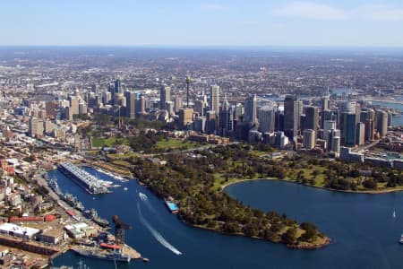 Aerial Image of WOOLLOOMOOLOO BAY AND FARM COVE