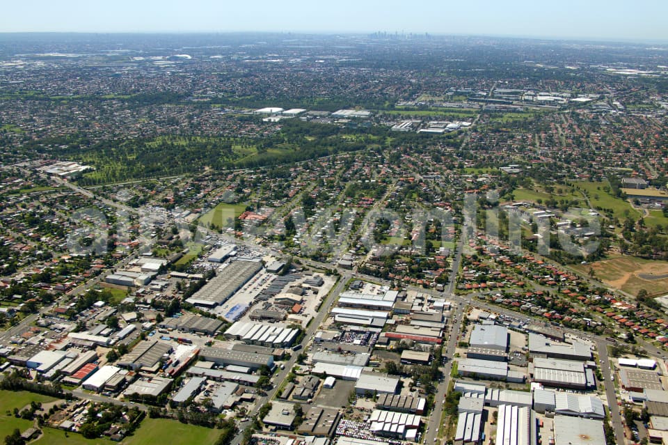 Aerial Image of Yennora to Sydney