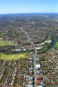 Aerial Image of CANTERBURY TO CITY