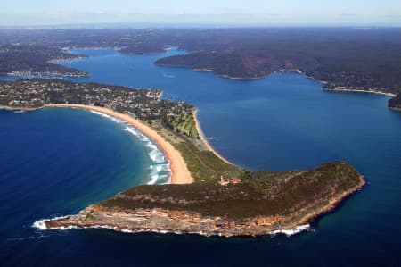 Aerial Image of BARRENJOEY HEAD
