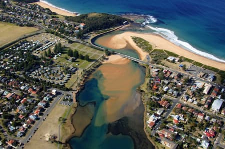 Aerial Image of NARRABEEN LAKES ENTRANCE