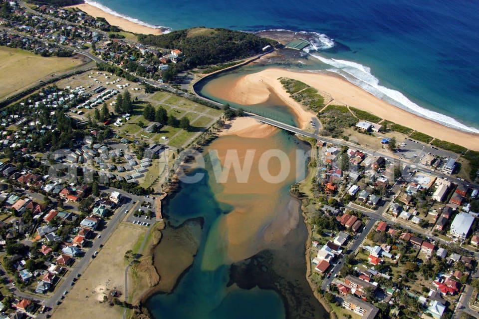 Aerial Image of Narrabeen Lakes Entrance