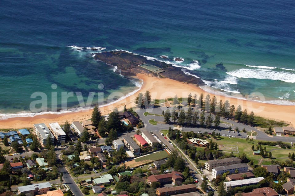Aerial Image of Mona Vale Beach