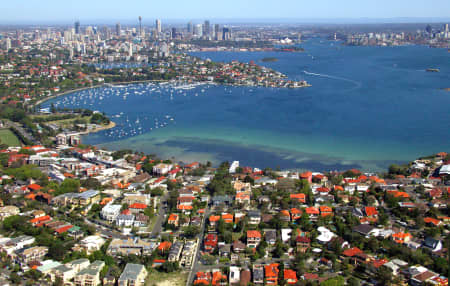 Aerial Image of ROSE BAY TO THE CITY