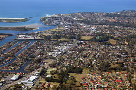Aerial Image of EAST OVER PORT MACQUARIE