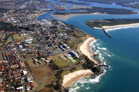 Aerial Image of LOOKING WEST OVER HASTINGS RIVER.