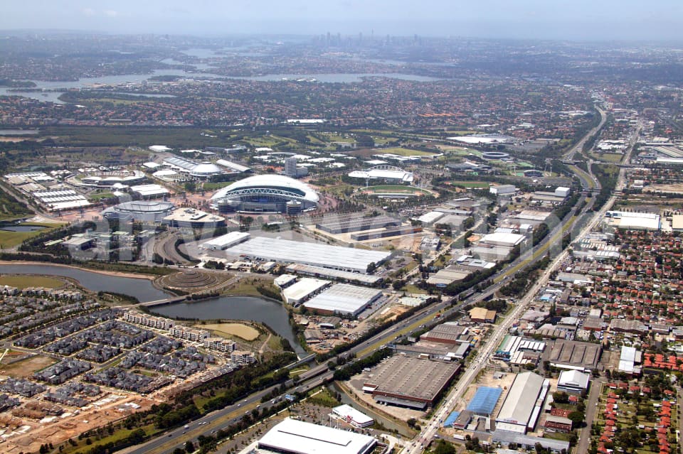 Aerial Image of Homebush Bay