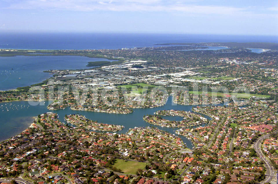 Aerial Image of Sylvania Waters to Cronulla