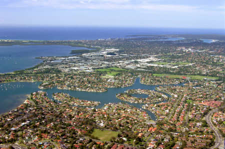 Aerial Image of SYLVANIA WATERS TO CRONULLA