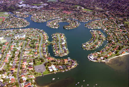 Aerial Image of SYLVANIA WATERS