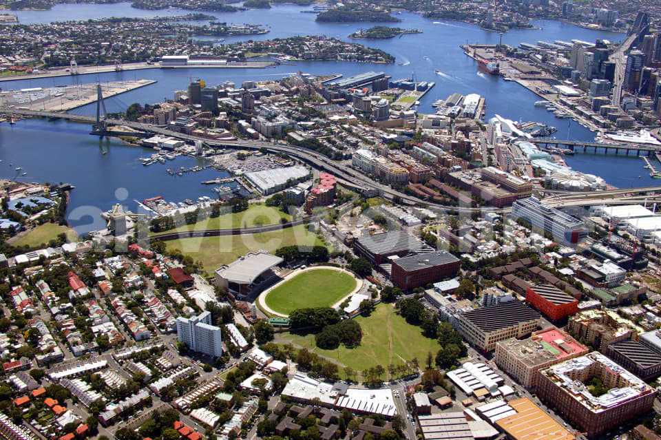 Aerial Image of Glebe and Pyrmont