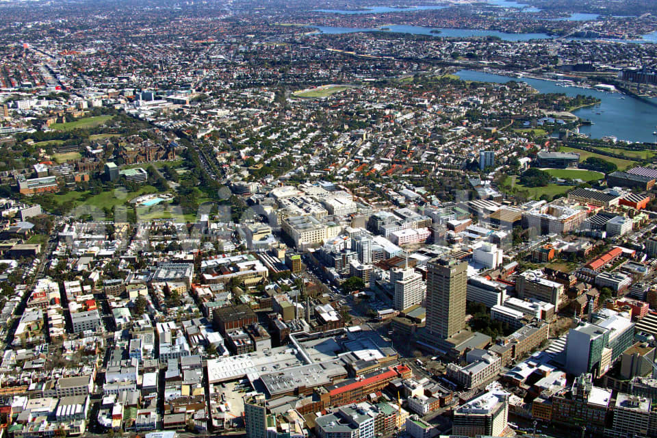 Aerial Image of West over Chippendale