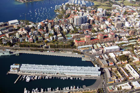 Aerial Image of WOOLLOOMOOLOO BAY AND POTTS POINT