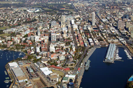 Aerial Image of GARDEN ISLAND AND POTTS POINT