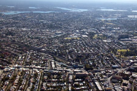 Aerial Image of NORTH WEST OVER NEWTOWN AND ENMORE