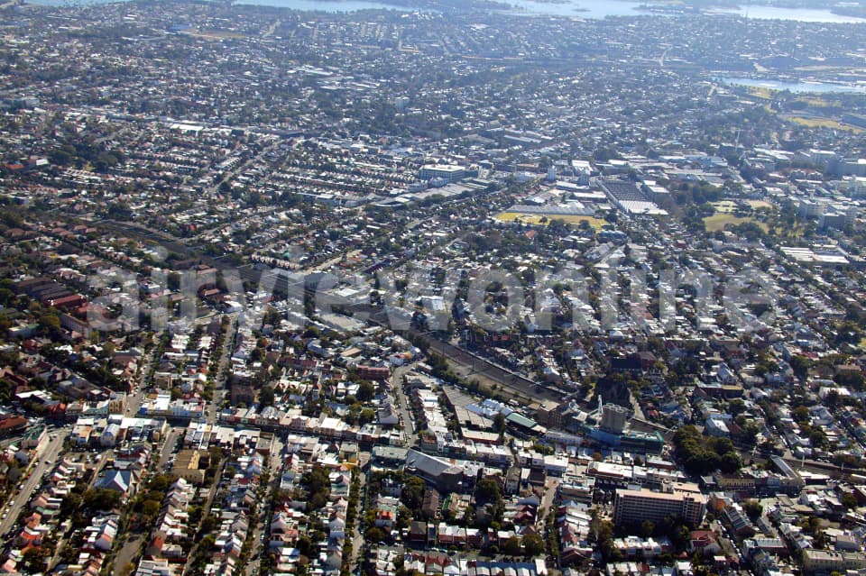 Aerial Image of North west over Newton & Enmore