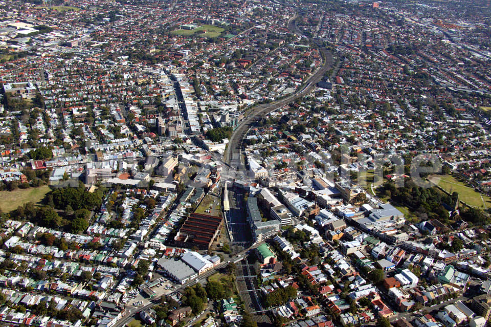 Aerial Image of Newtown and Enmore