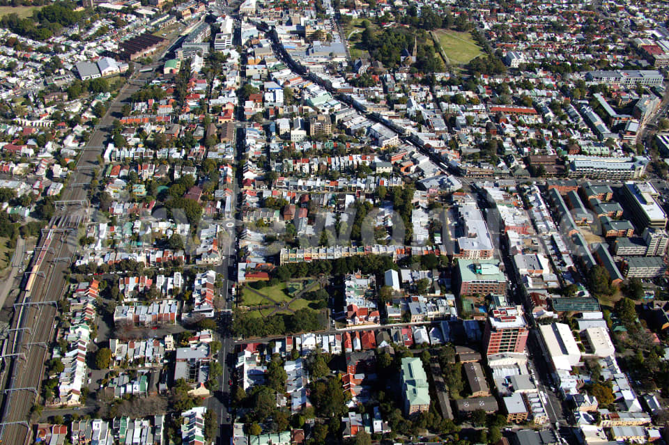 Aerial Image of Macdonaldtown and Newtown