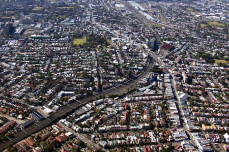 Aerial Image of ENMORE AND NEWTOWN
