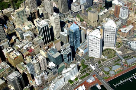 Aerial Image of DARLING HARBOUR TO TOWN HALL