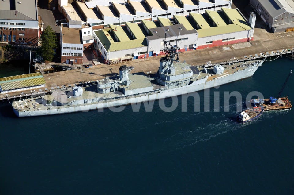 Aerial Image of HMAS Brisbane