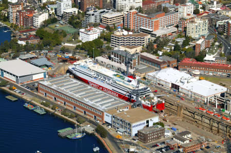 Aerial Image of SPIRIT OF TASMANIA IN DRY DOCK