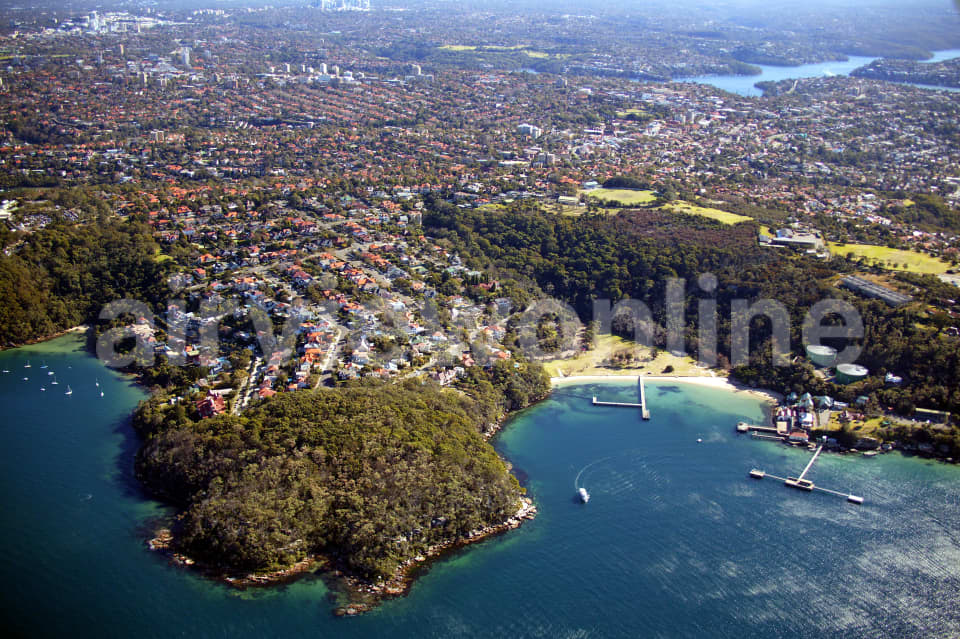 Aerial Image of Clifton Gardens and Chowder Bay