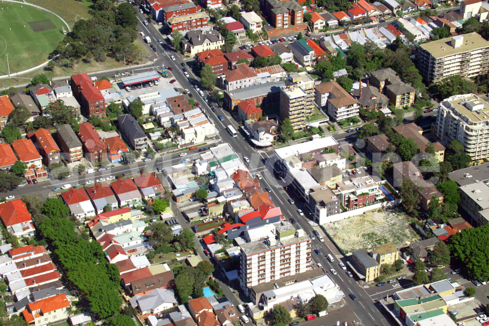 Aerial Image of Bondi Road and Bennett Street