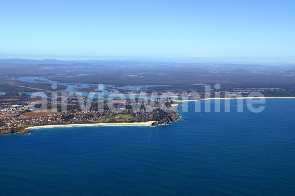 Aerial Image of One Mile Beach Forster