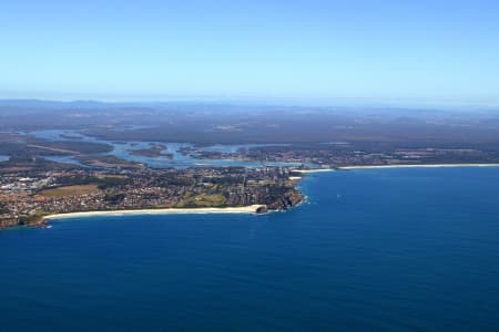 Aerial Image of ONE MILE BEACH FORSTER