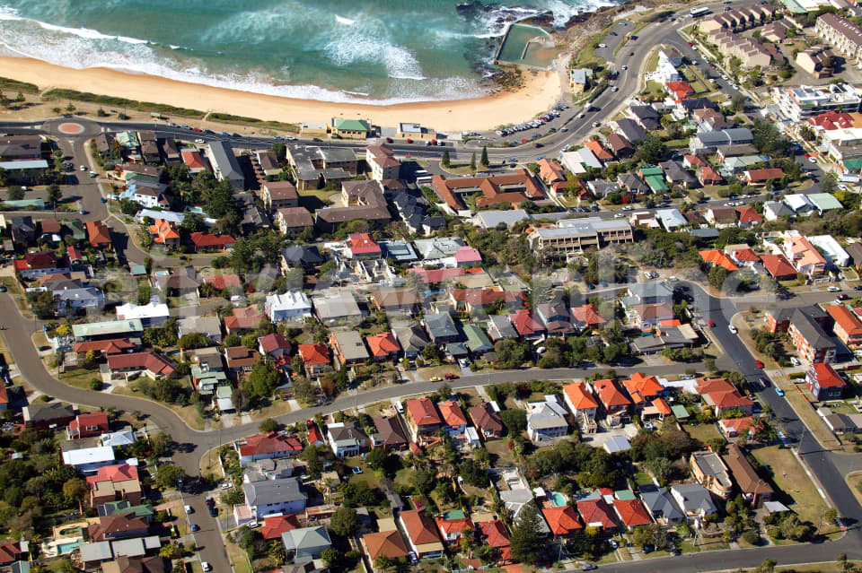 Aerial Image of South Curl Curl Beach