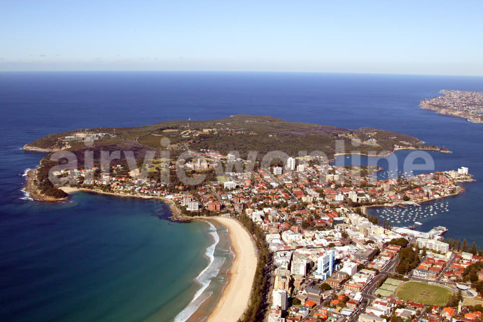 Aerial Image of Manly and North Head