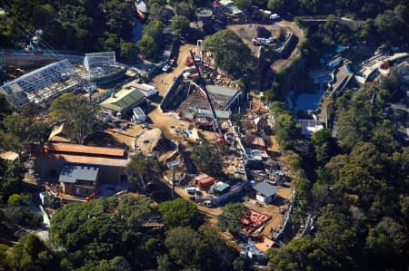 Aerial Image of CONSTRUCTION AT TORONGA ZOO