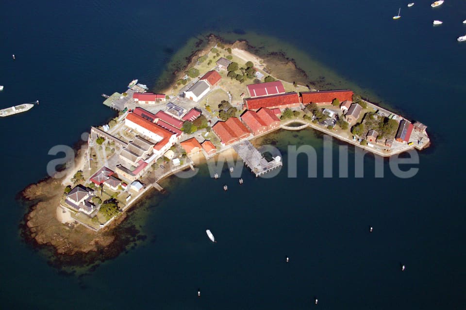 Aerial Image of Spectacle Island