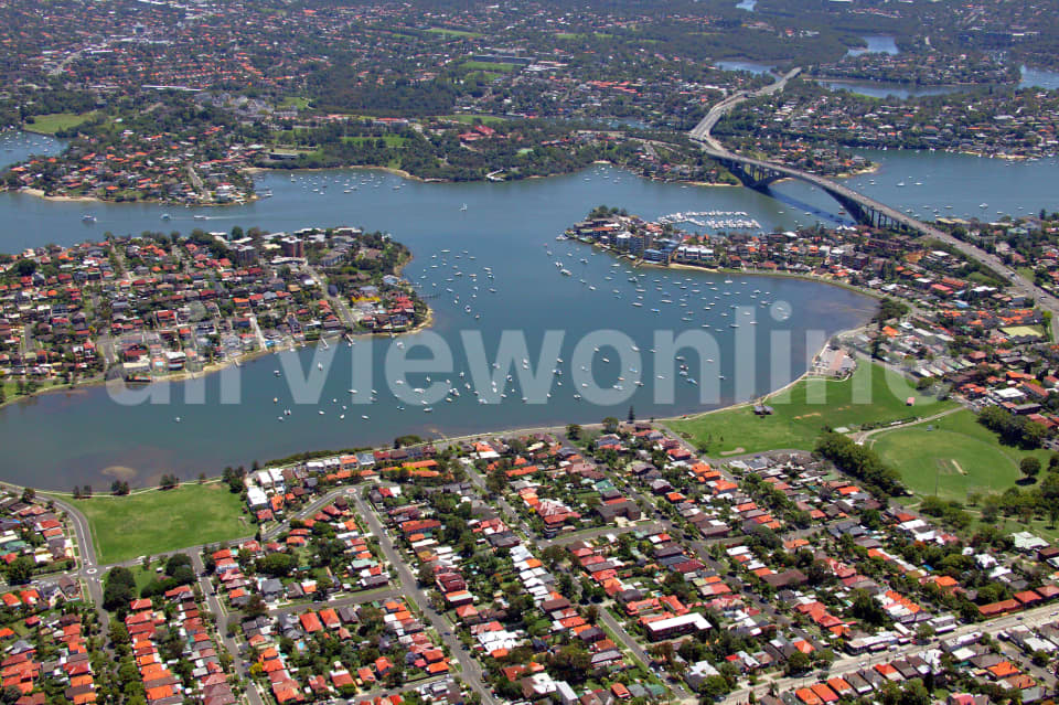Aerial Image of Drummoyne and Chiswick