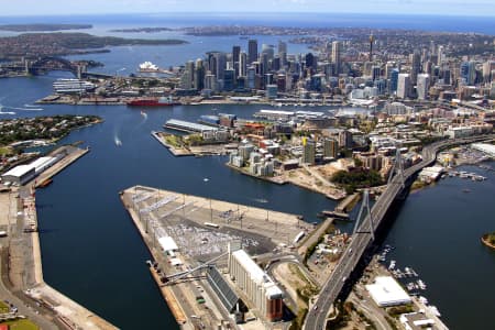 Aerial Image of GLEBE ISLAND TO PYRMONT