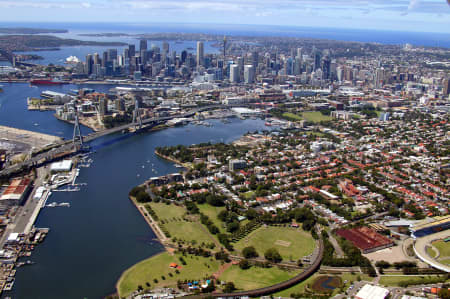 Aerial Image of GLEBE POINT