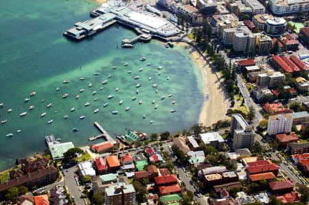 Aerial Image of MANLY WHARF AND SKIFF CLUB