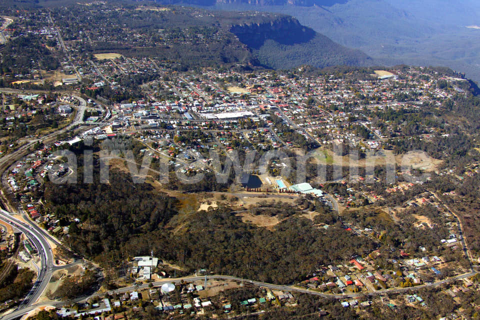 Aerial Image of East over Katoomba