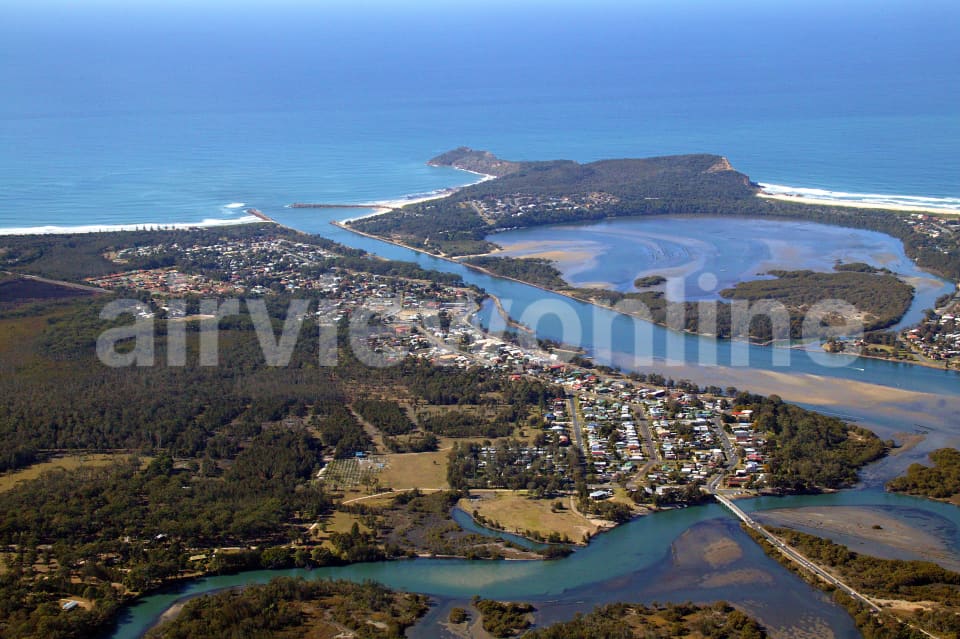 Aerial Image of Laurieton and North Haven