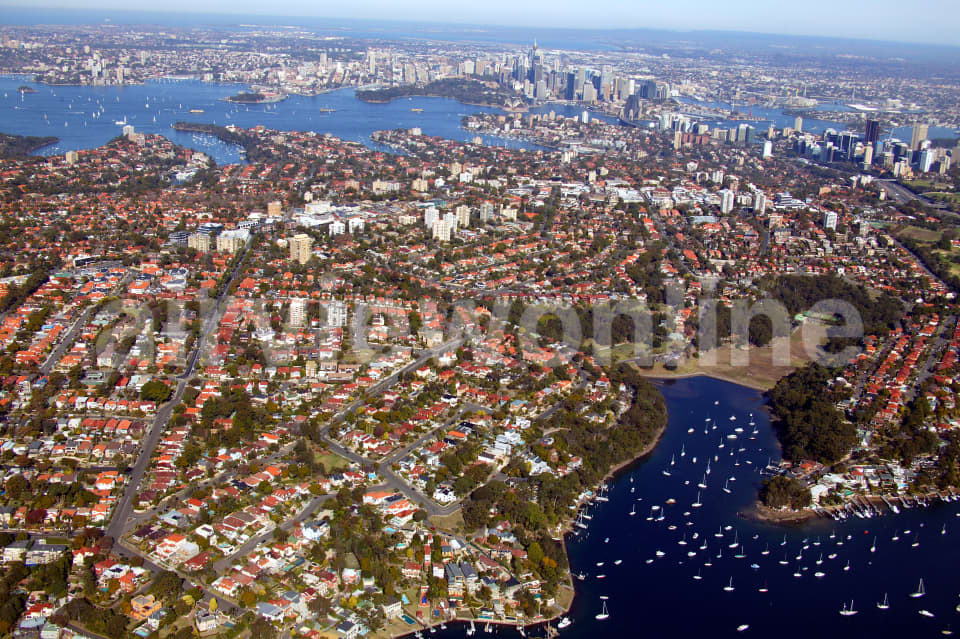 Aerial Image of Willoughby Bay Cremorne Bay